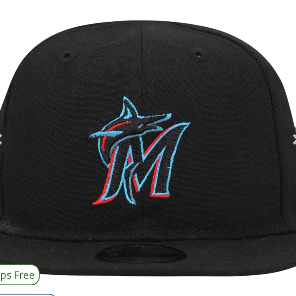 Miami Marlins New Era Infant Adjustable Hat